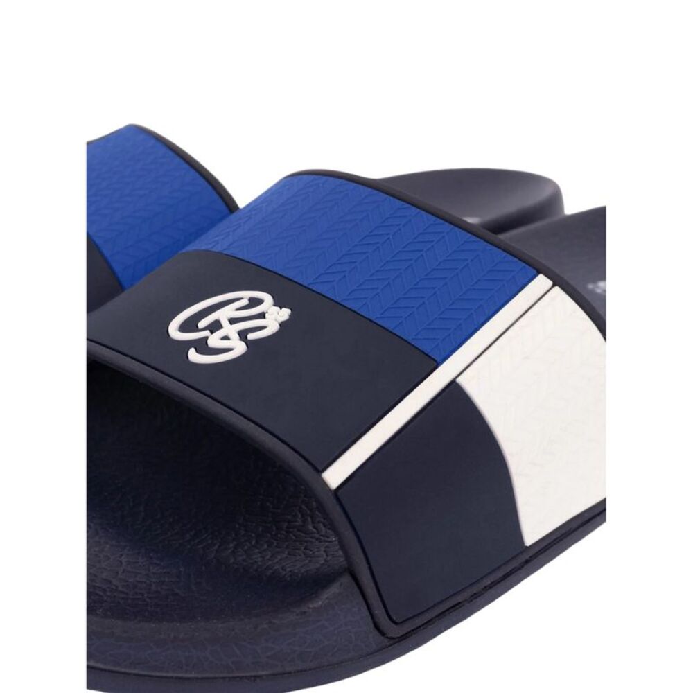 Crosshatch Mens Rentrays Sliders / Navy/Blue - Picture 3 of 3